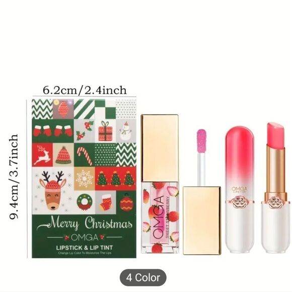 1pc Color Change Long Lasting Flower emblem Jelly Lipstickgloss - Picture 3 of 5